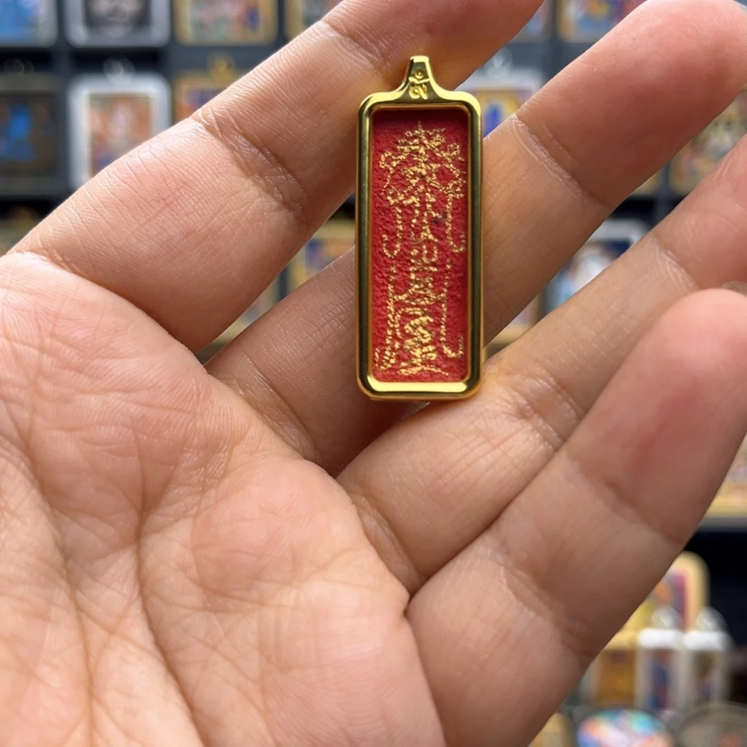 吊坠化岁纯手绘唐卡