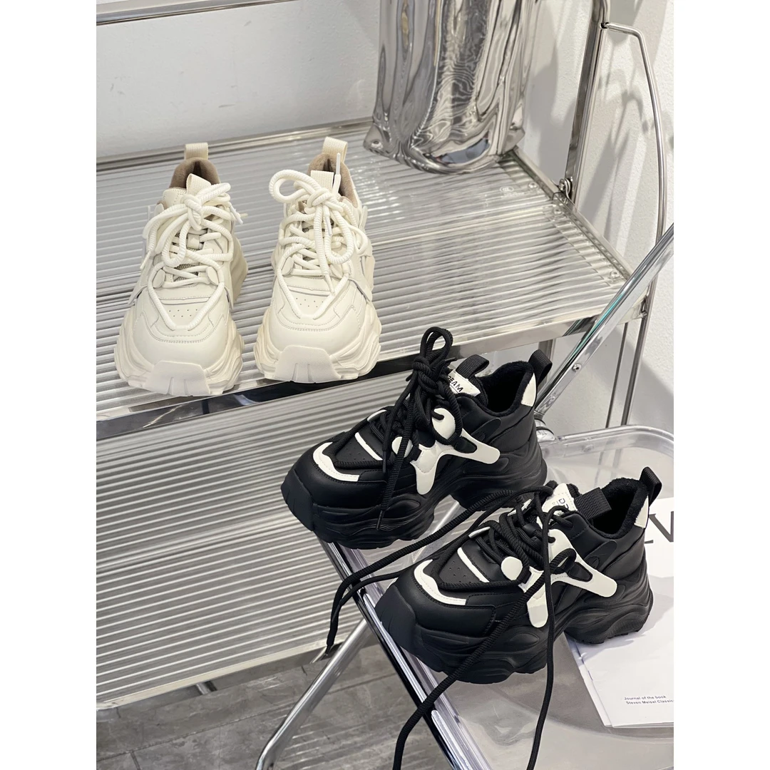 6387-1厚底增高休闲百搭老爹鞋