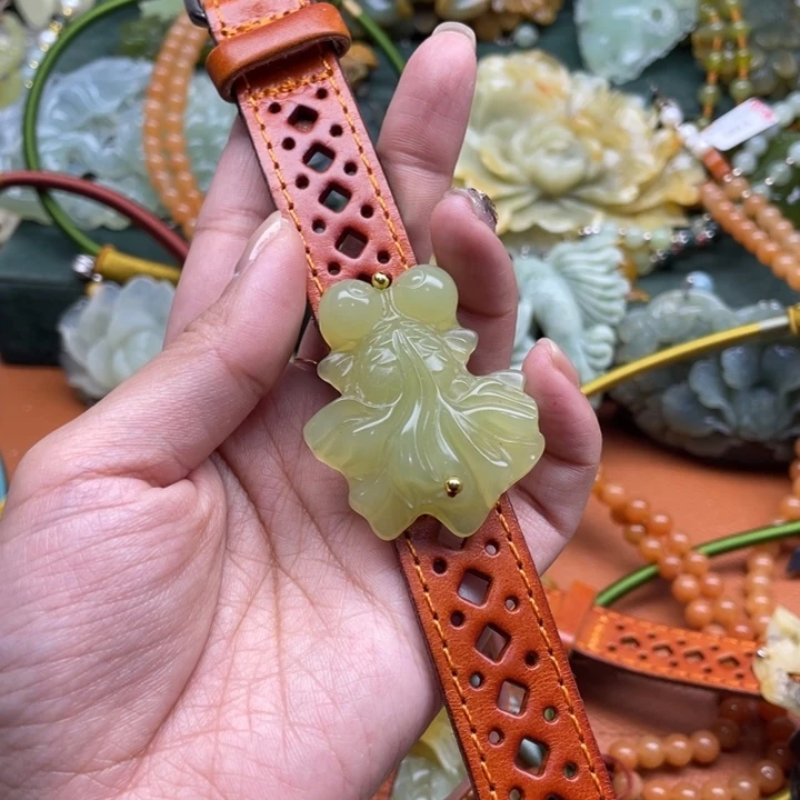 蛇纹石玉手牌合金