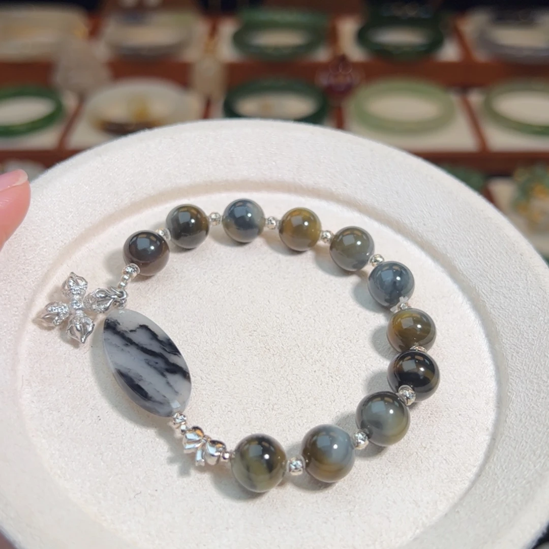 和田玉未镶嵌手链