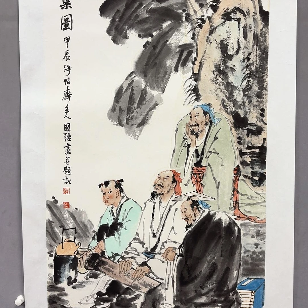 国画亲笔手绘放心去藏