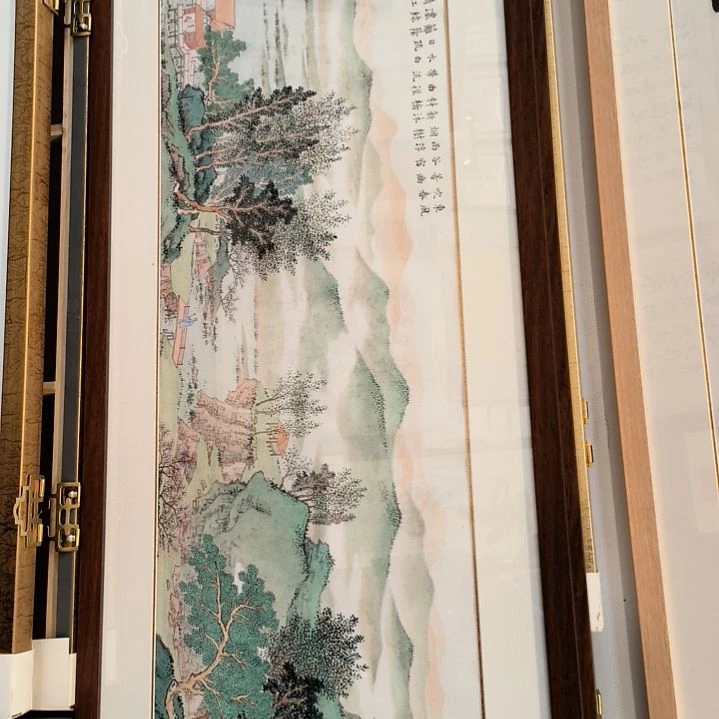 国画徐熊老师画作精品带框发