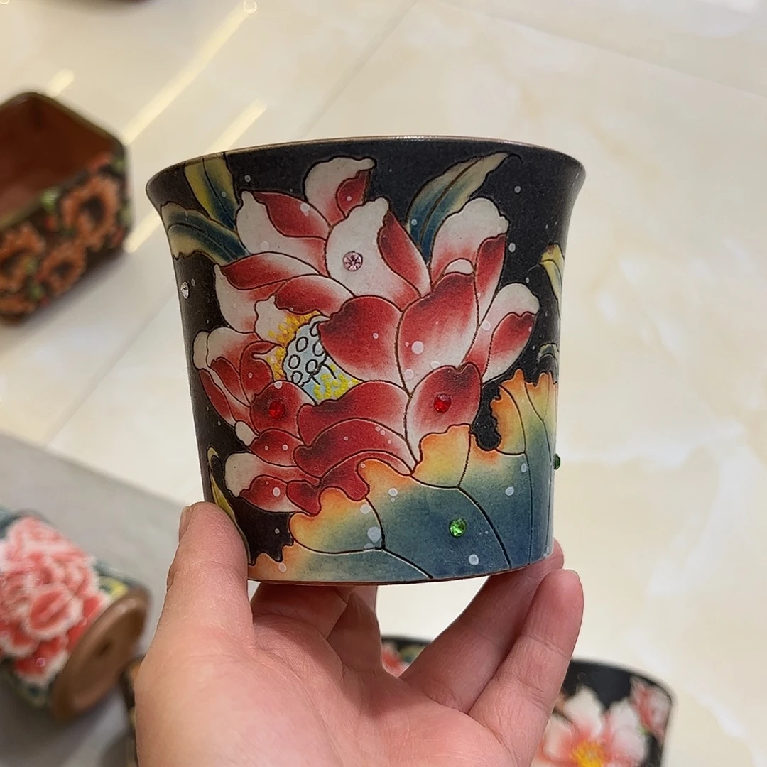 景德镇炫彩手绘口10.5