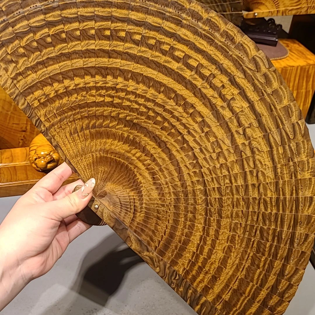 赵***也金丝楠26小叶桢楠金丝楠木苏扇阴沉