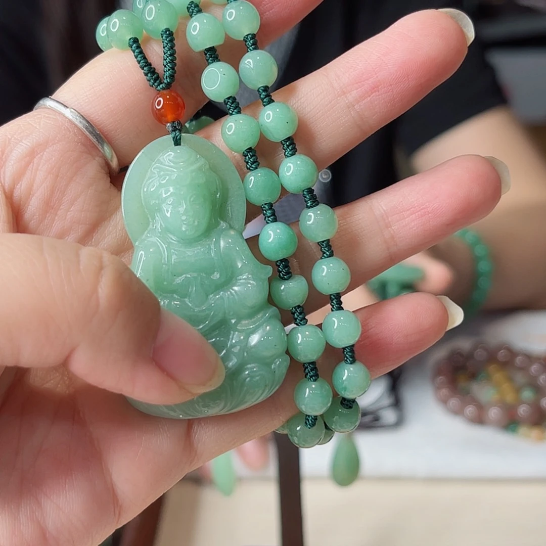 密玉（石英质玉）手把件未镶嵌忘****头