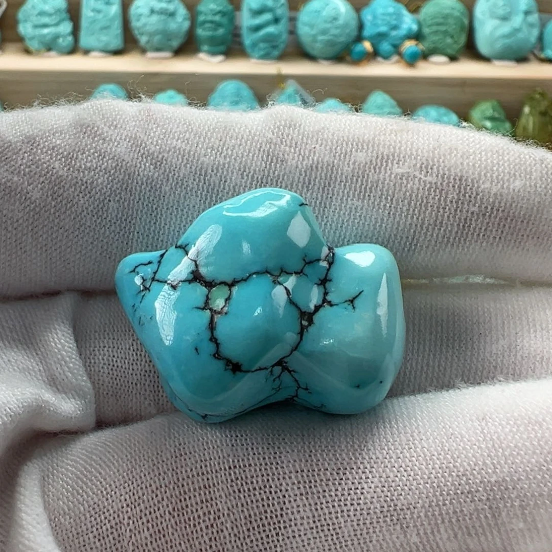 未镶嵌绿松石随形18mm