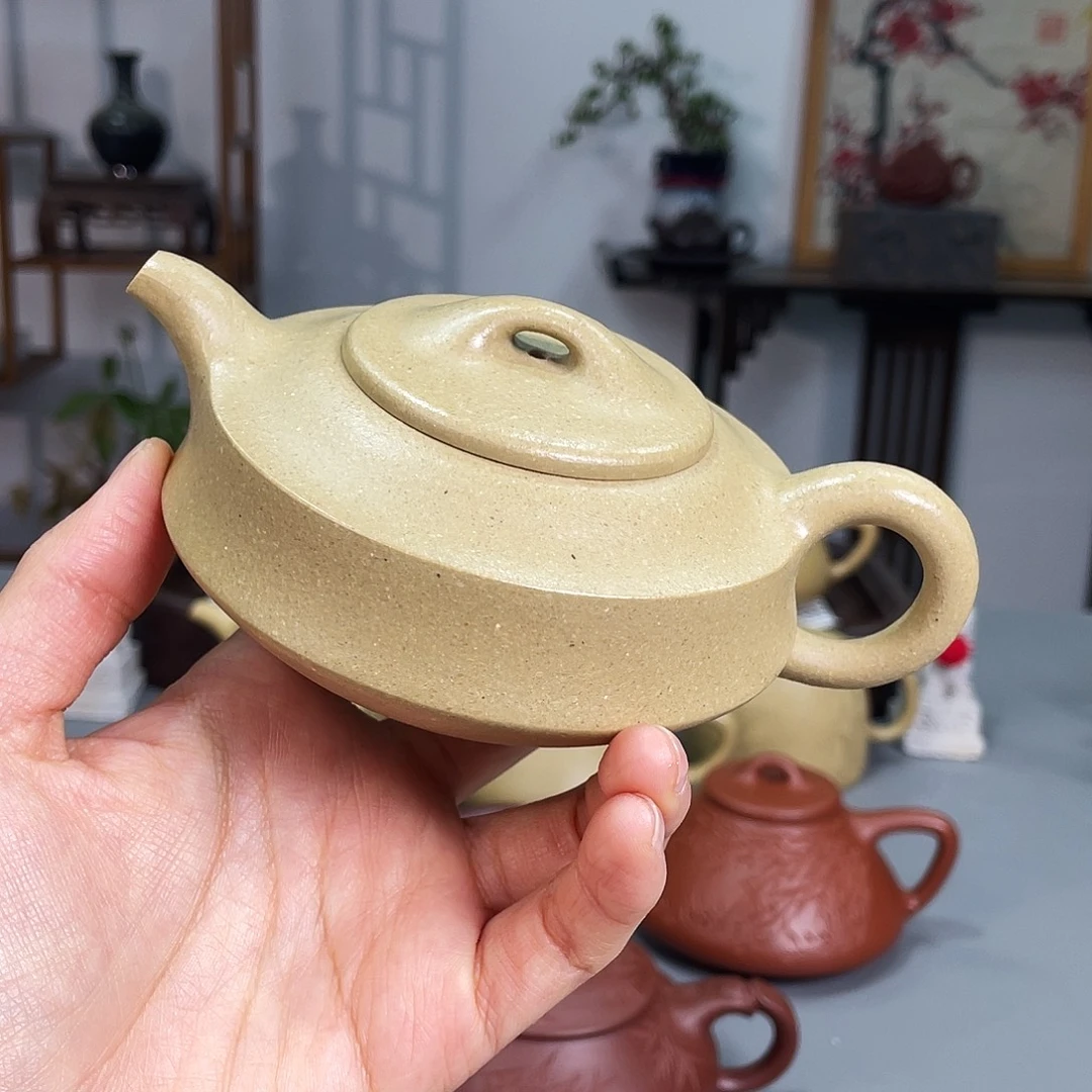 .***n紫砂茶壶梨皮泥周盘瑕疵