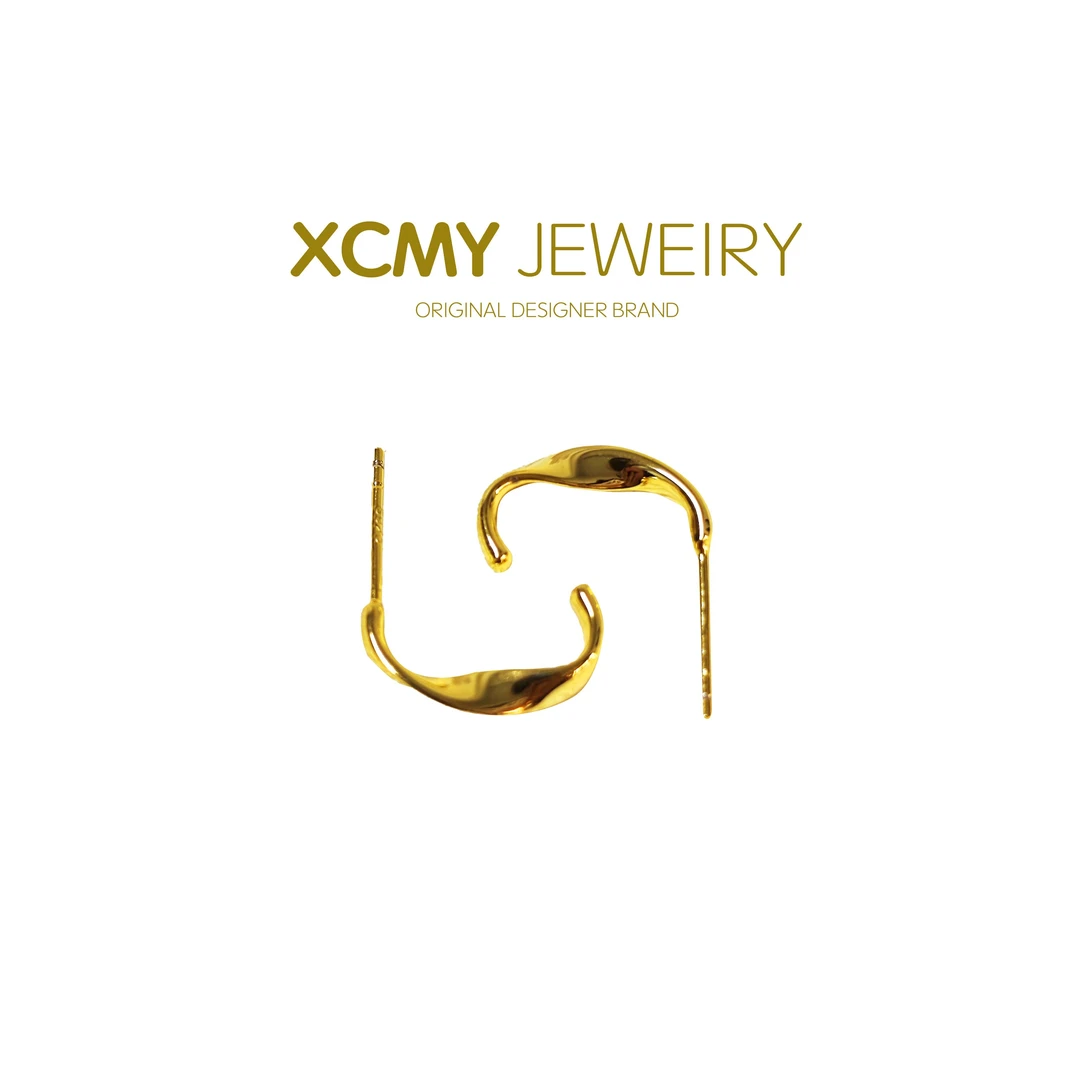 925银耳饰 莫比乌斯s925纯银耳钉｜简约设计，高级感新款银饰必备!