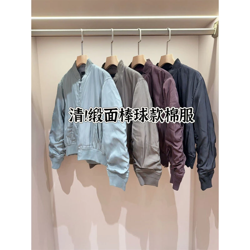 清仓 飞行员茄克军旅式立领棒球服夹克外套女
