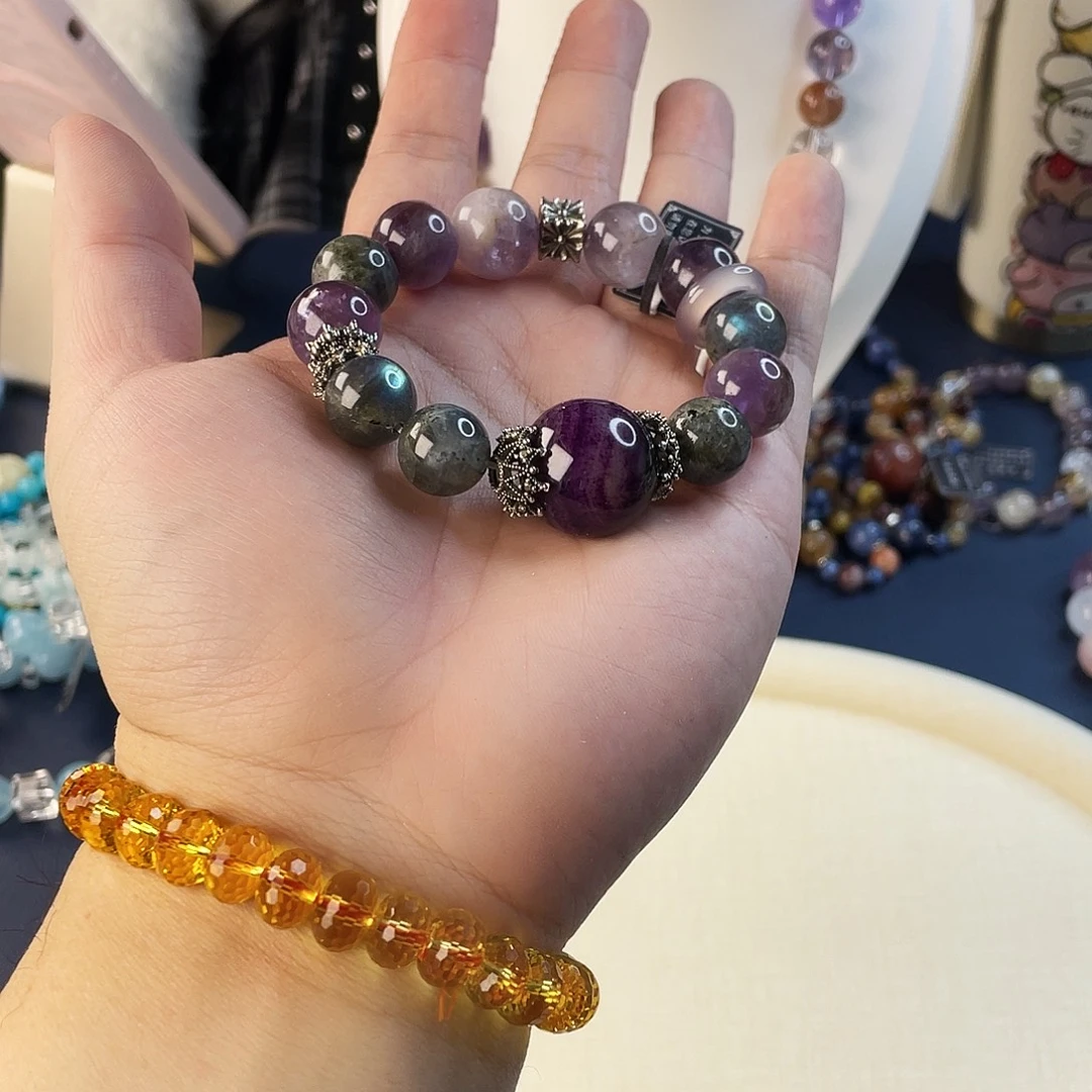 银S925镶嵌水晶手链