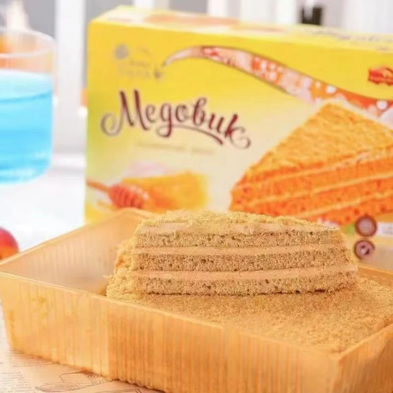 俄罗斯IZP蜂蜜提拉米苏口味蛋糕380克/盒