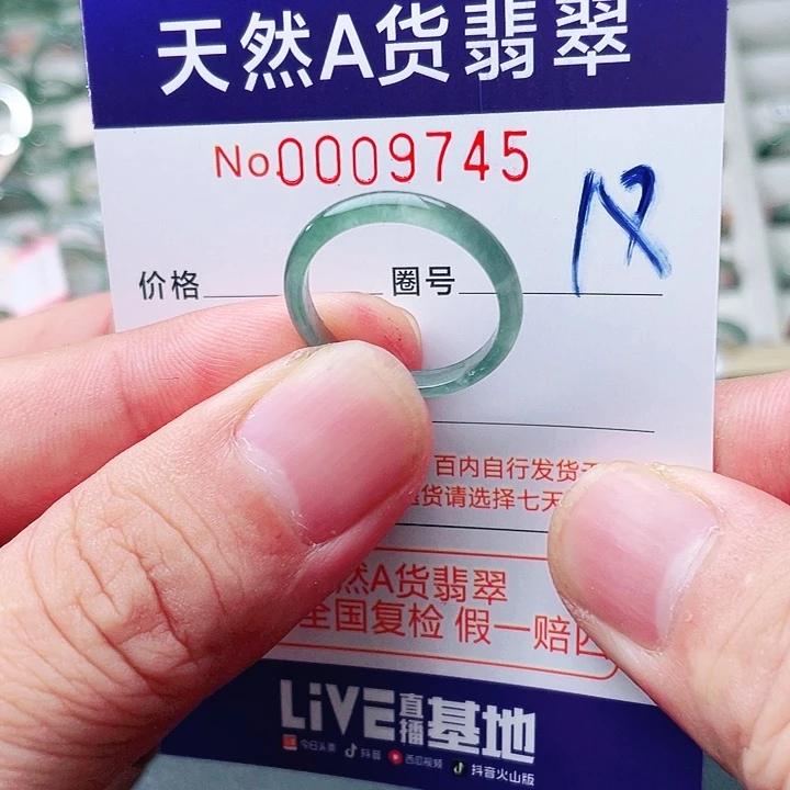 翡翠未镶嵌戒指天然A货翡翠戒指
