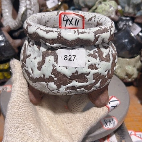 粗陶花盆，现在的支持的