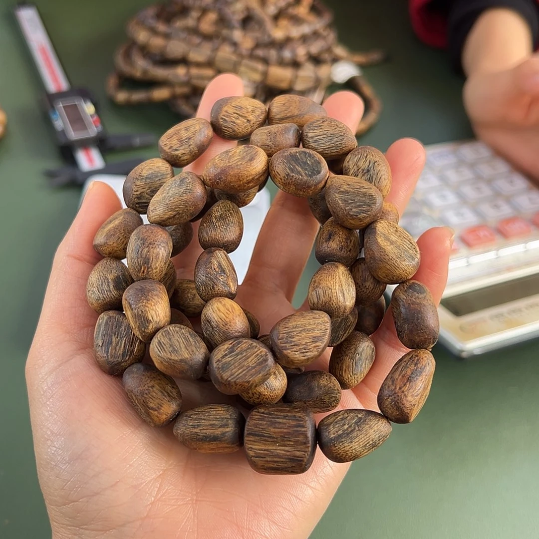 沉香手串白棋留疤52克1.2多样性发一条