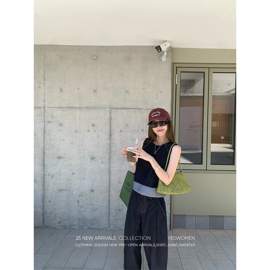 【洛姐专属】YESWOMEN双拼原牛系列·撞色超薄不闷 无袖