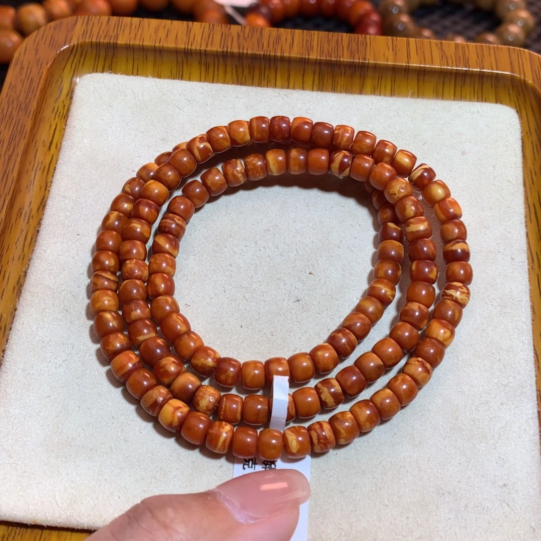 蜜蜡未镶嵌手链蜜蜡手链