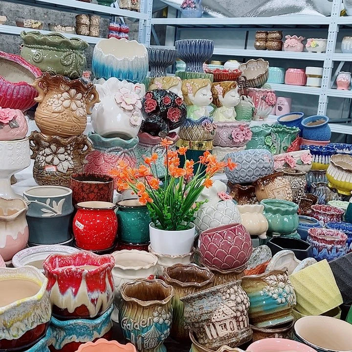 多肉陶瓷花盆满10元包邮