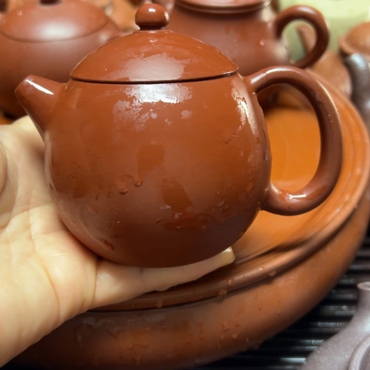茶壶紫砂宜兴原矿朱泥