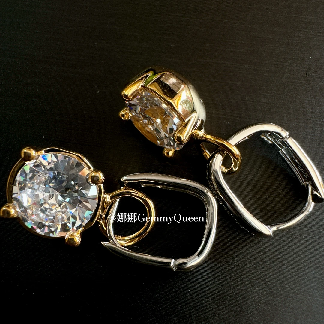 铜合金合成锆石耳饰 娜娜GemmyQueen耳环GQ04678