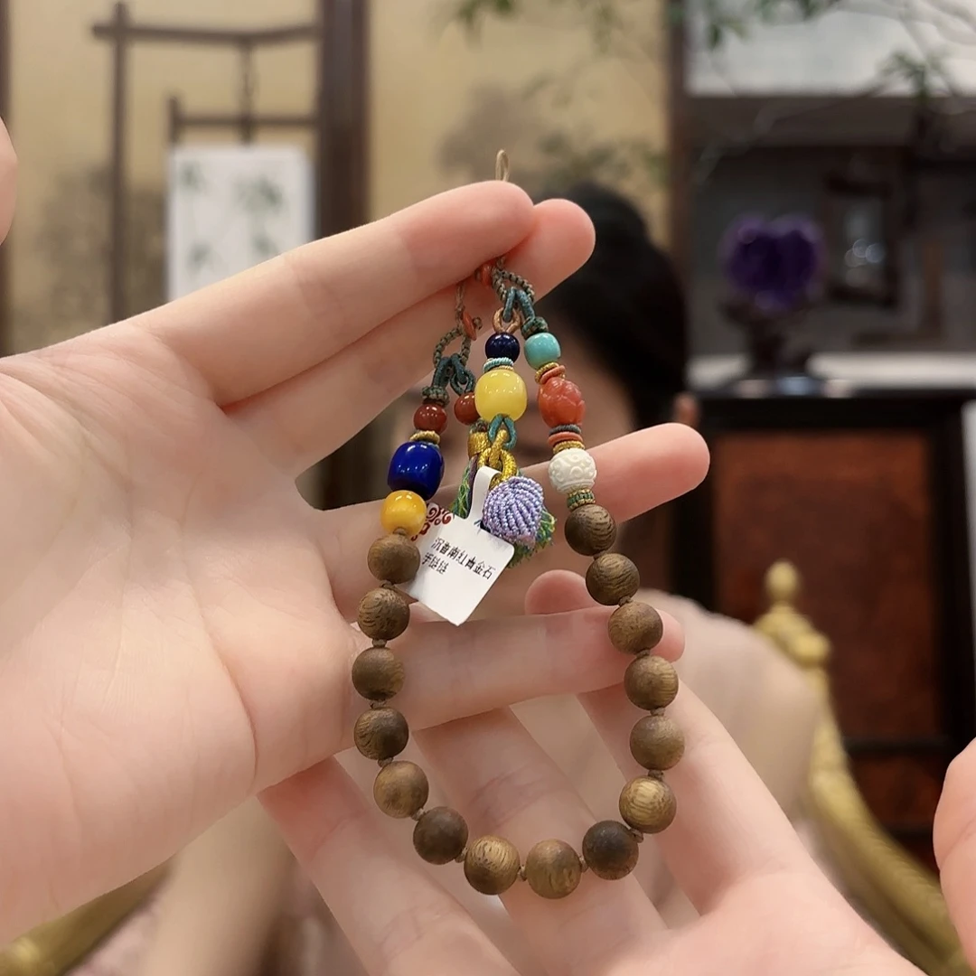 手串沉香未镶嵌挂件2号