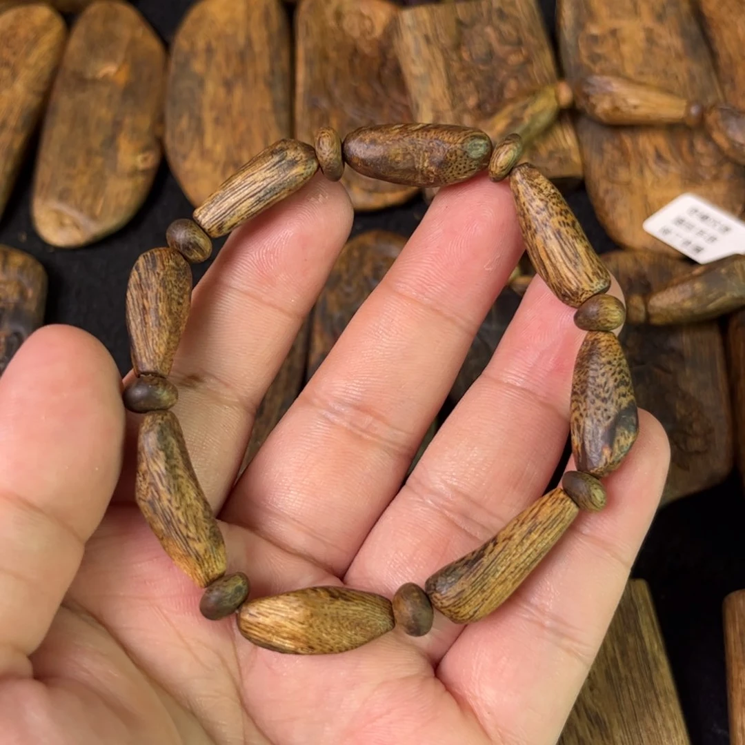 沉香手串大*～奇楠沉香乌身树丁单圈手串一条（福利）