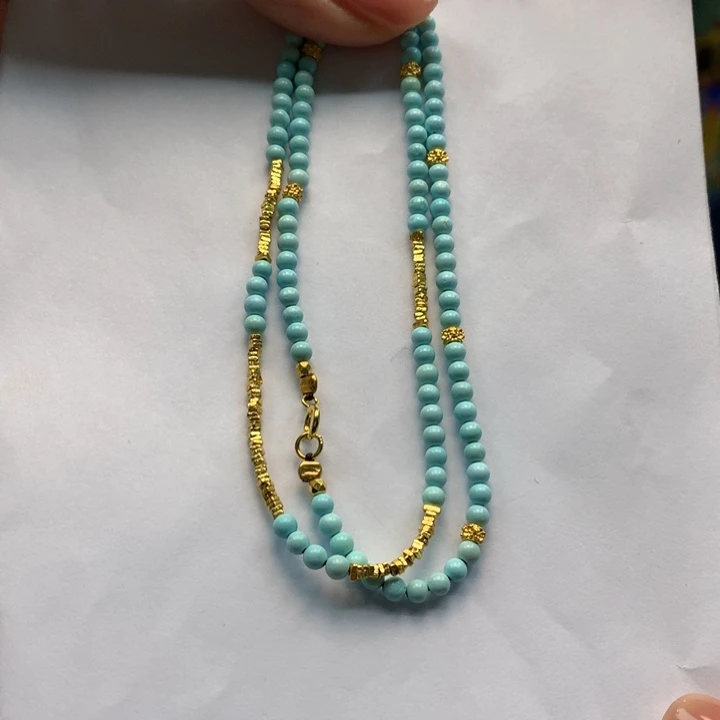 绿松石未镶嵌长链