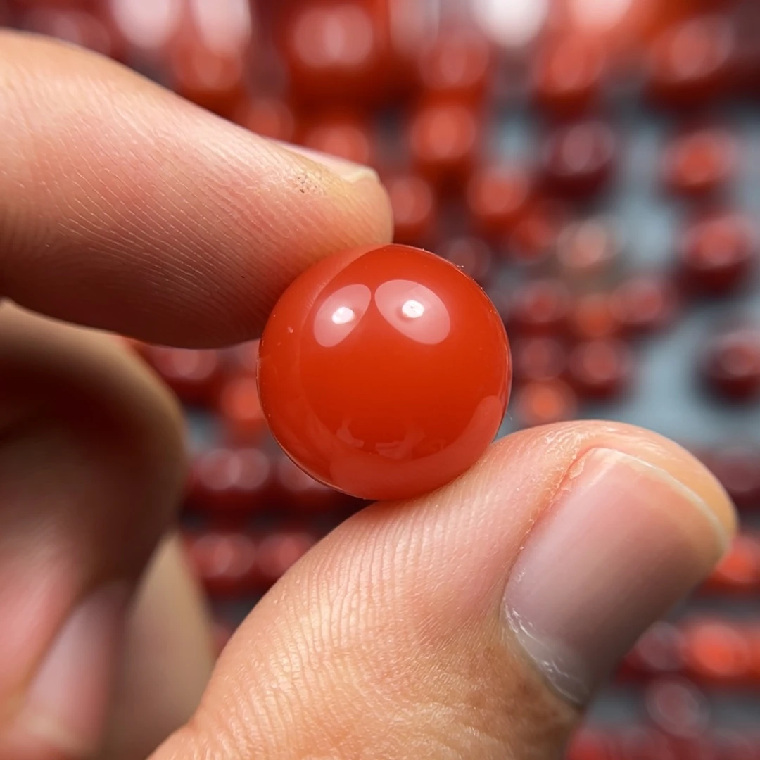 南红玛瑙未镶嵌珠宝奇石尺寸15辣椒红