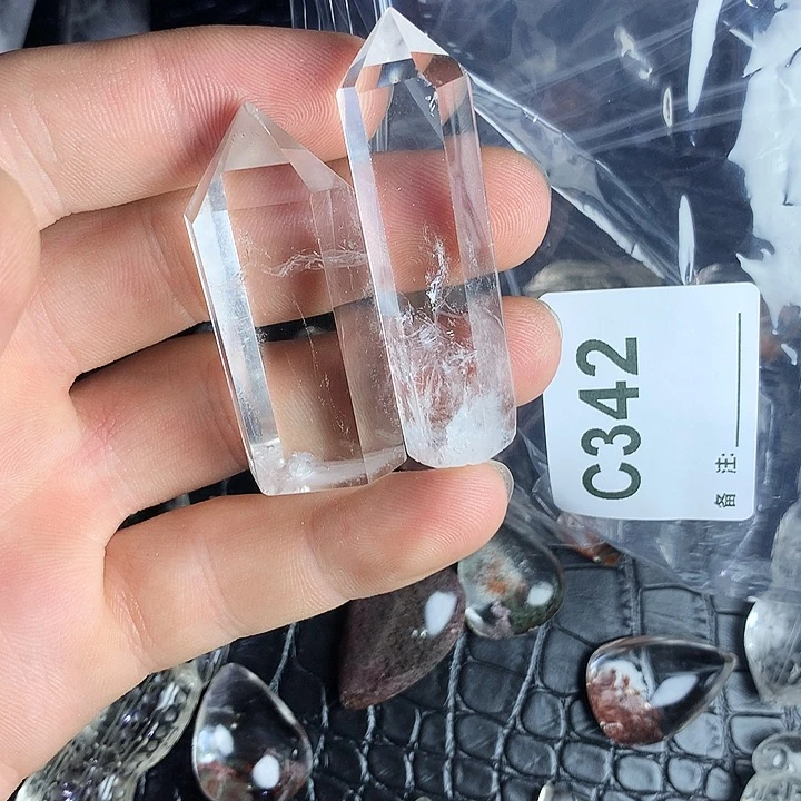 水晶未镶嵌珠宝半成品天然水晶C342