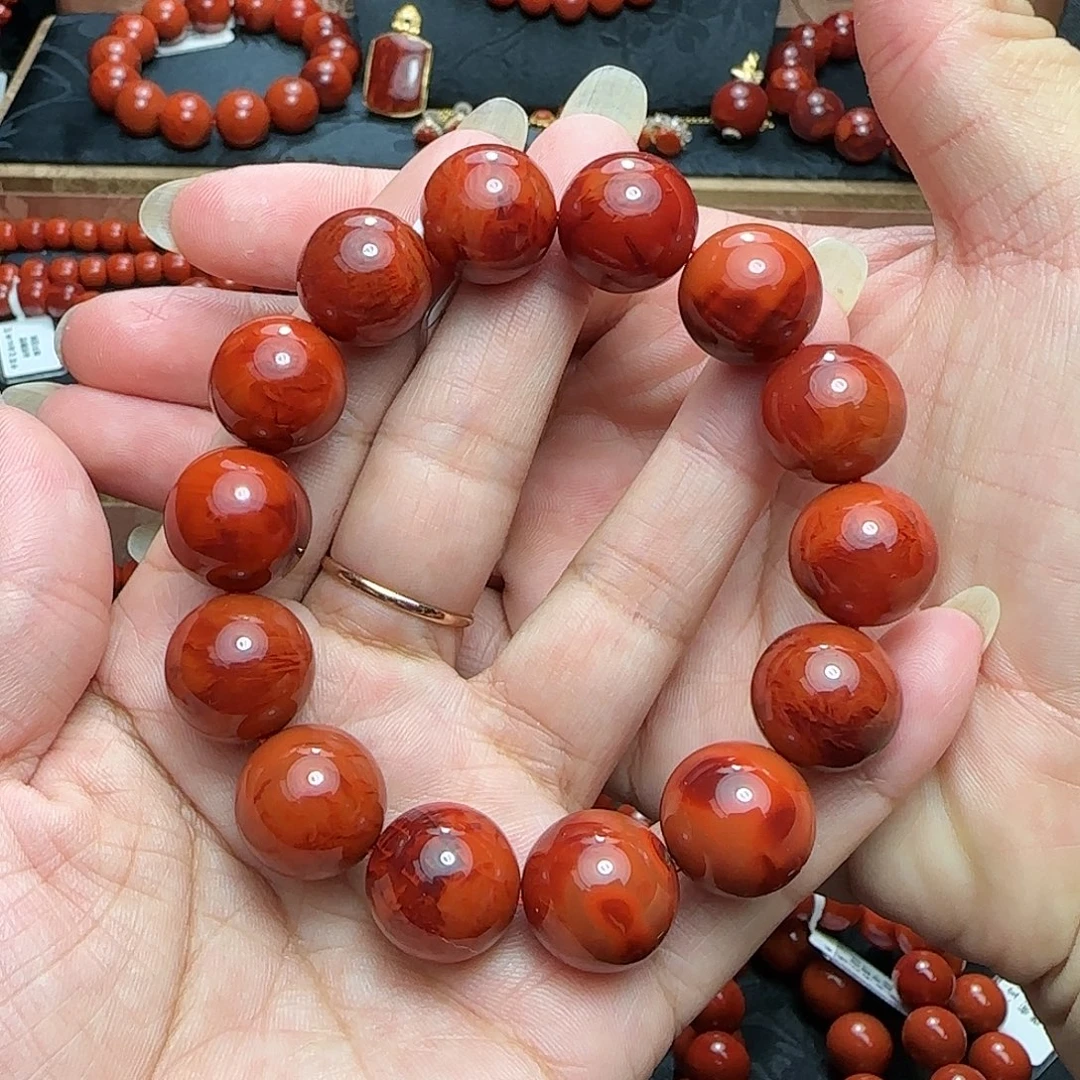 湘***z南红玛瑙未镶嵌手串