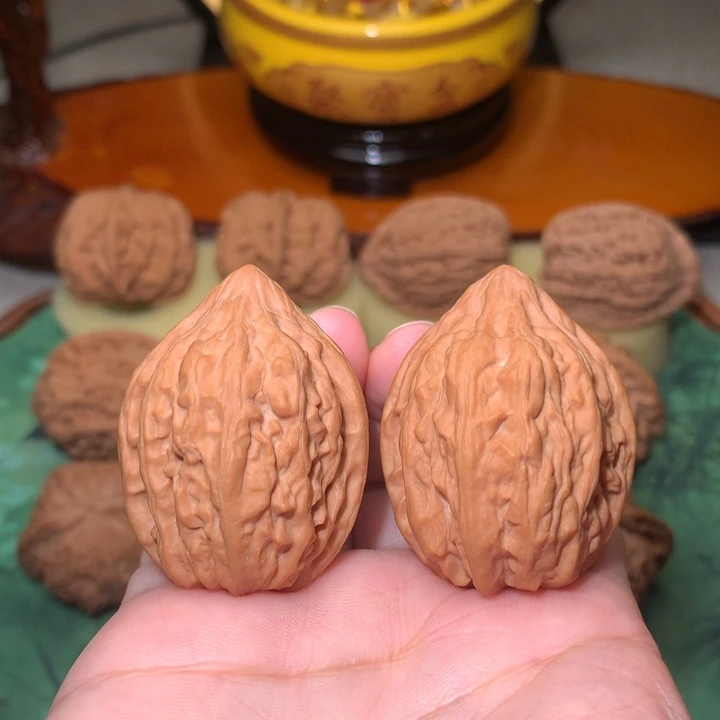 文玩核桃把件瓷瓶鸭嘴