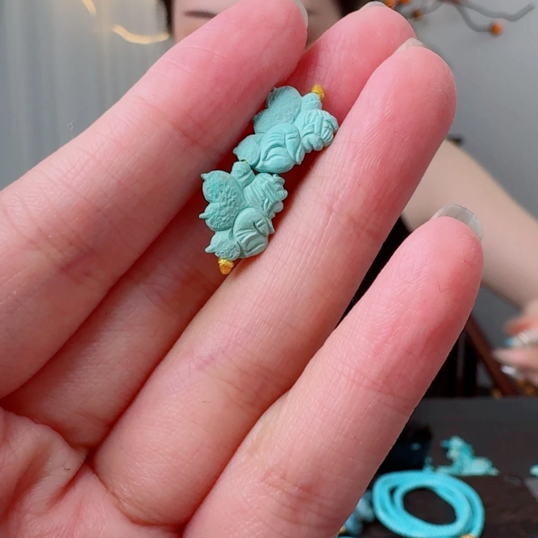 未镶嵌绿松石珠宝奇石