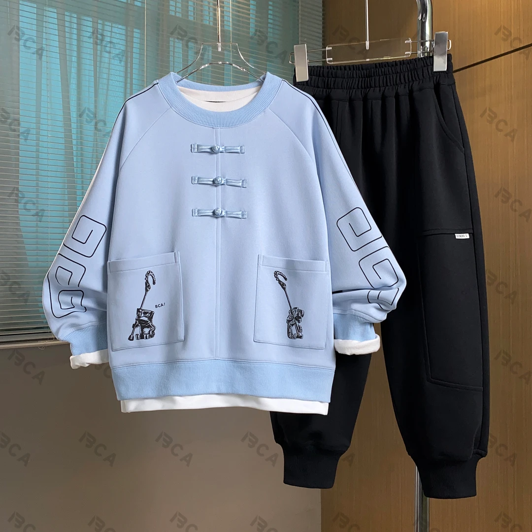 BCA中大童 青少年休闲时尚春款套装DF-套装3161