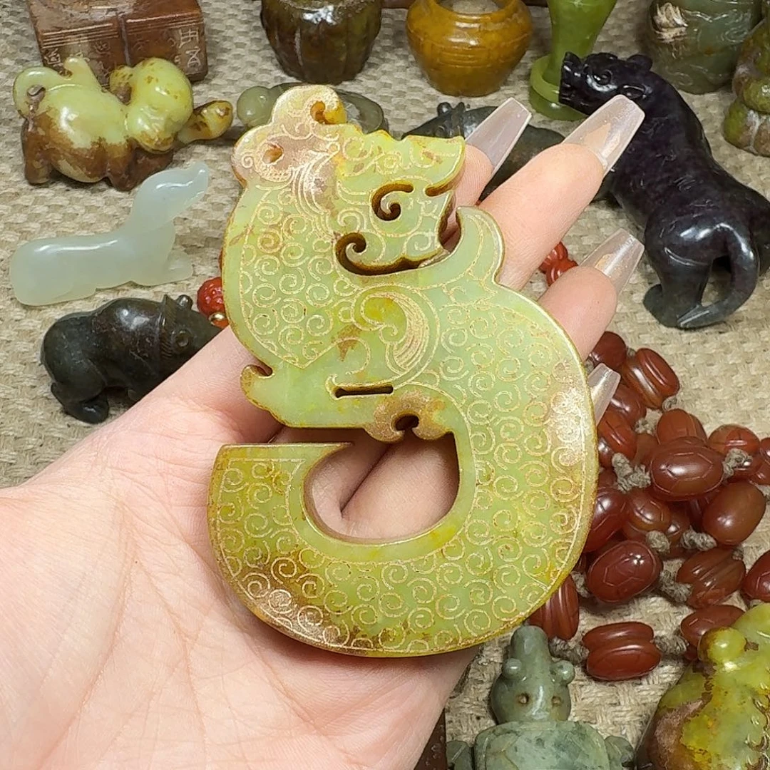 白玉菩提吊坠挂件