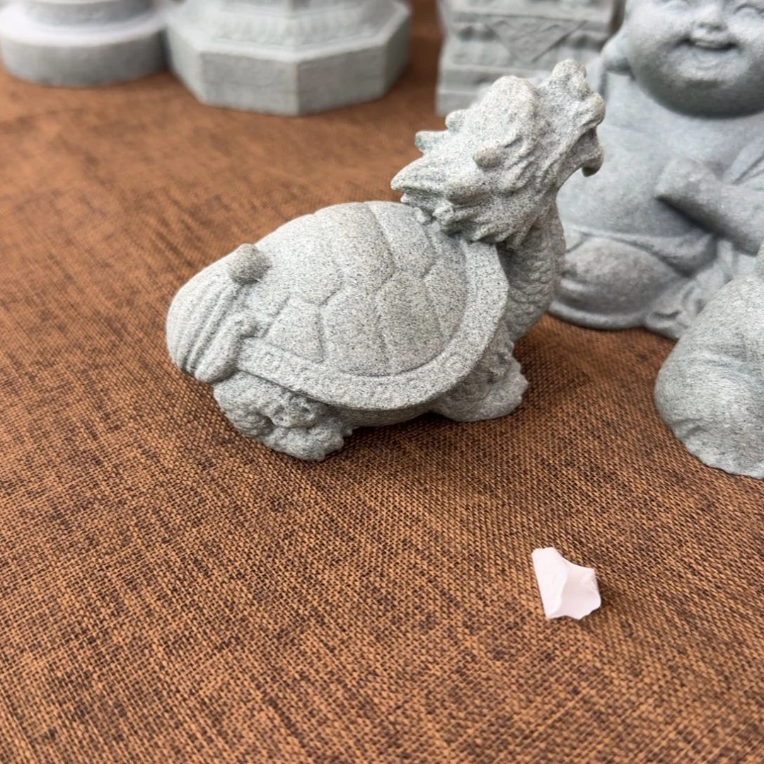 石材青砂石小号龙龟