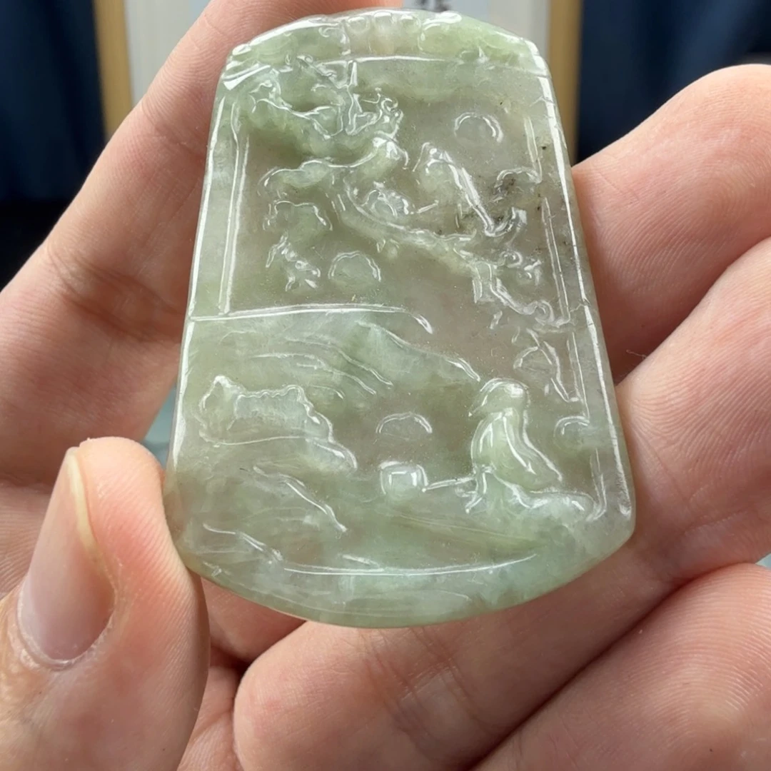 翡翠未镶嵌颈饰翡翠