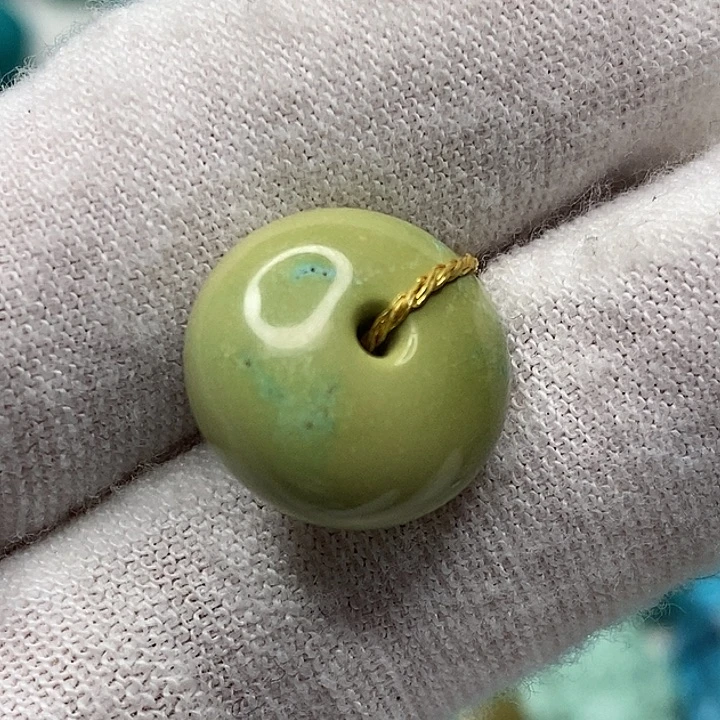 绿松石未镶嵌天然原矿 地大质检