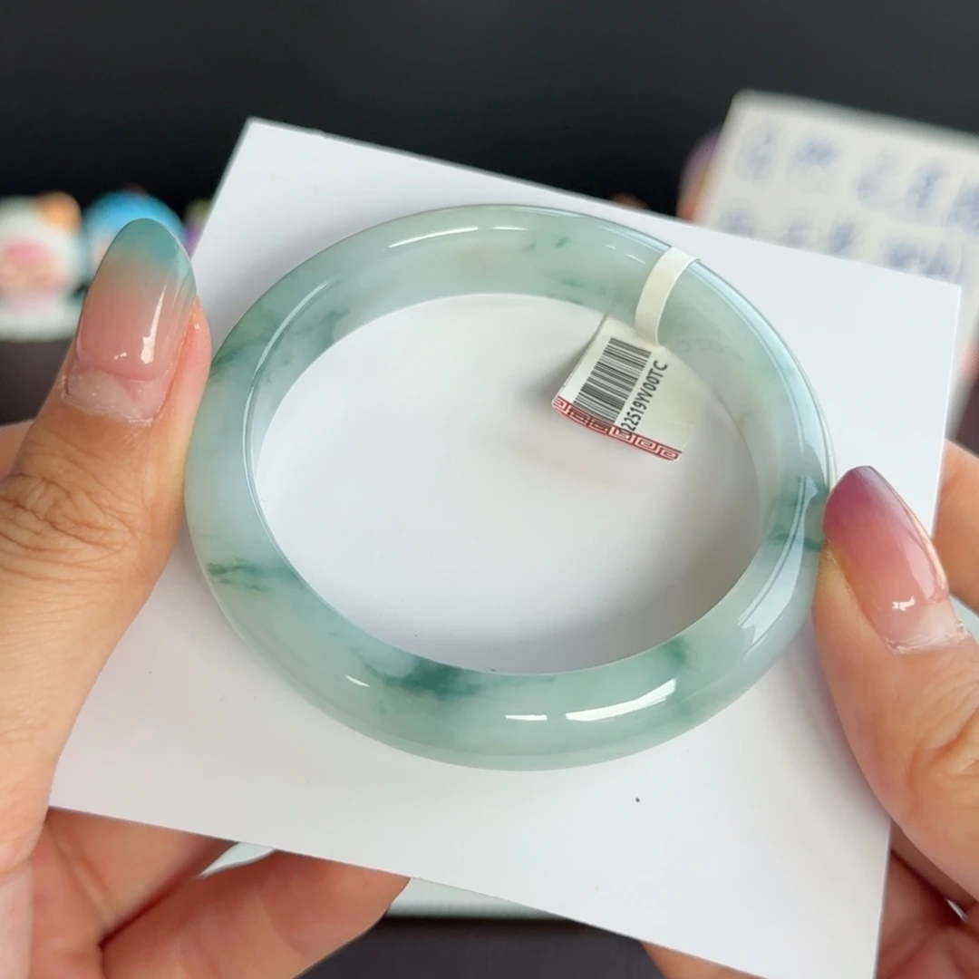 翡翠未镶嵌手镯27号 54.5