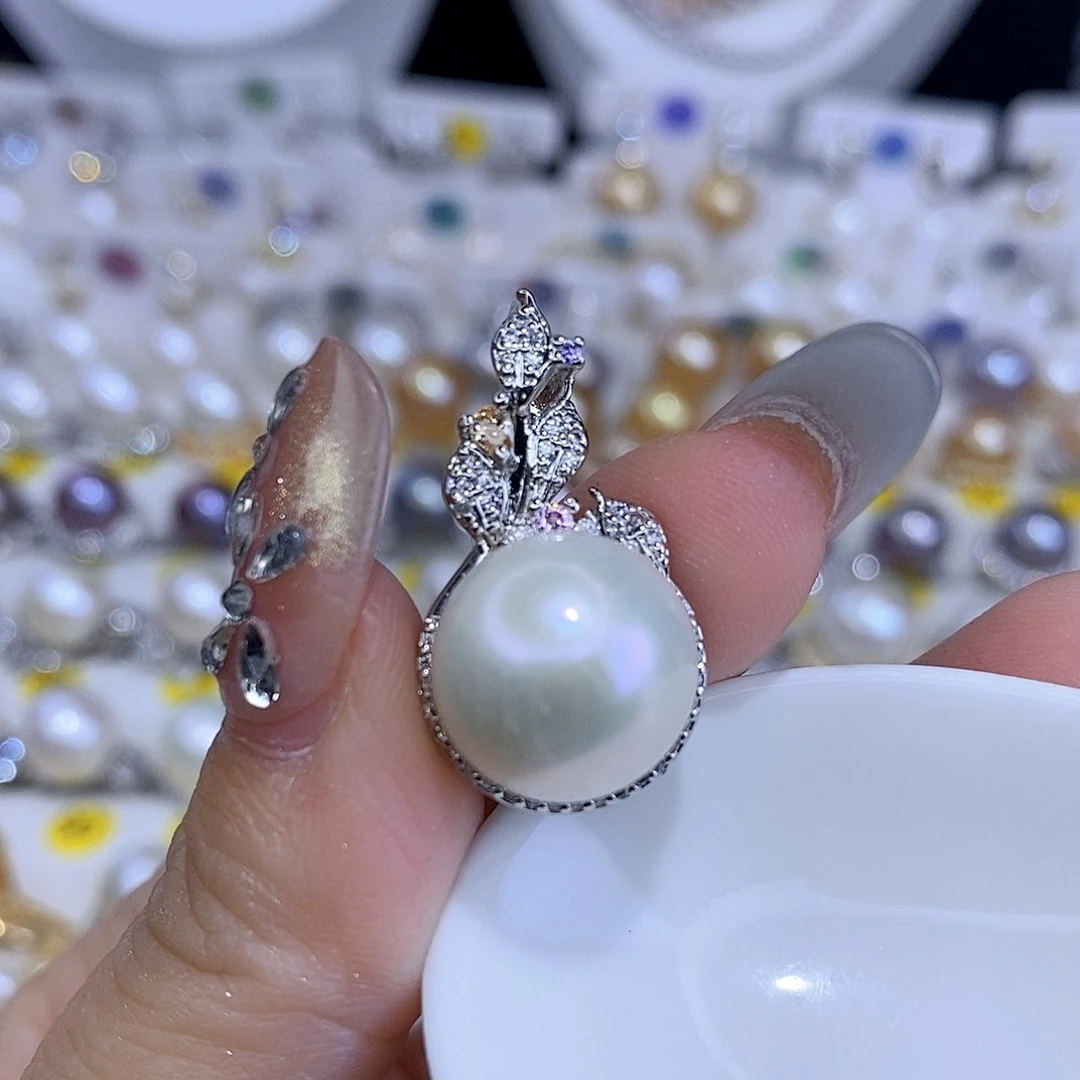 颈饰合金淡水珍珠
