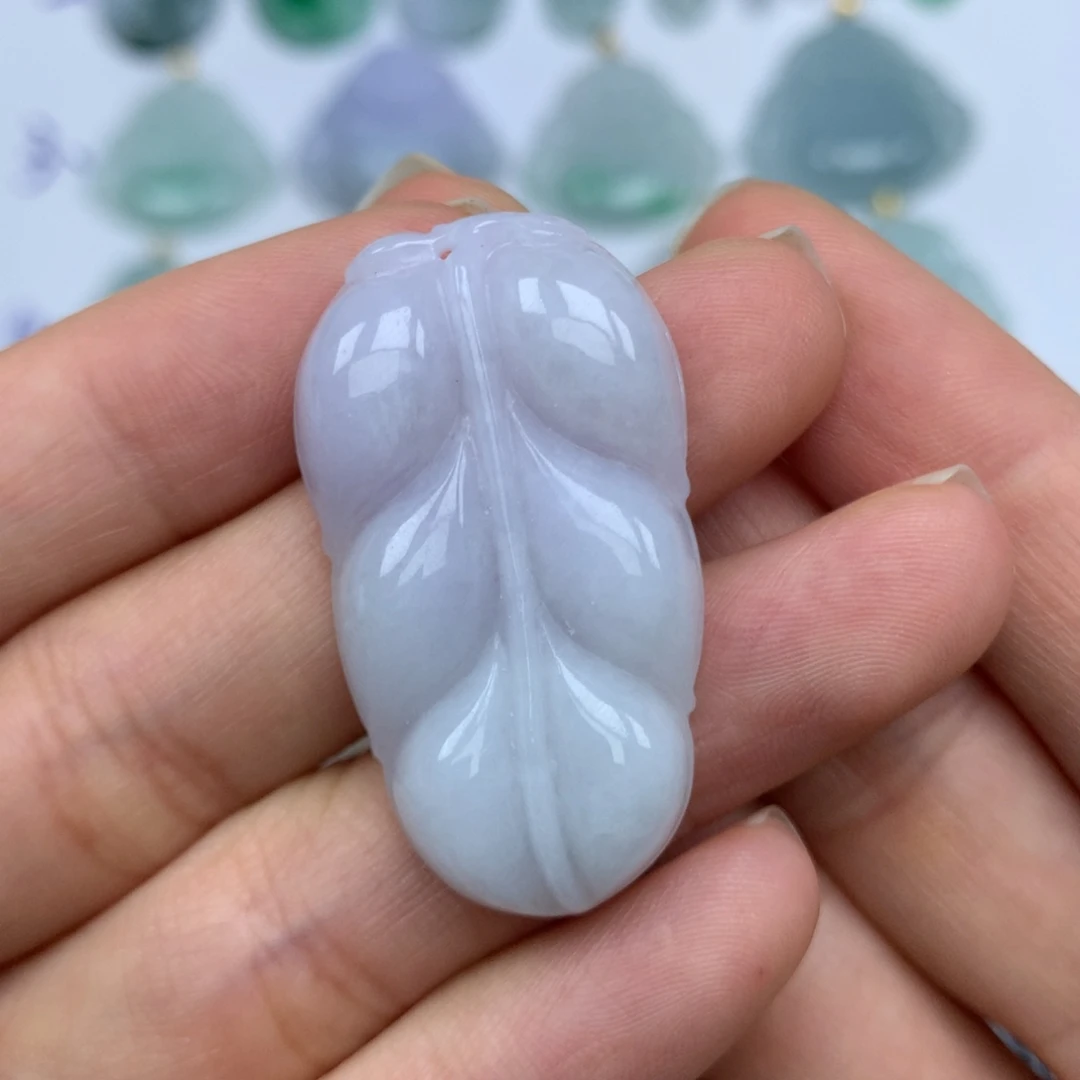 翡翠未镶嵌颈饰天然