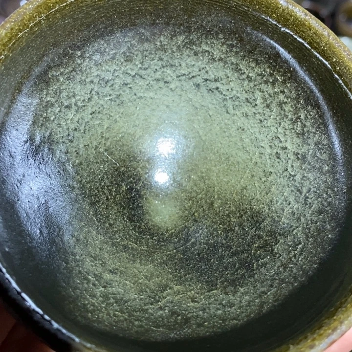 果***儿茶盏建阳建盏微瑕束口