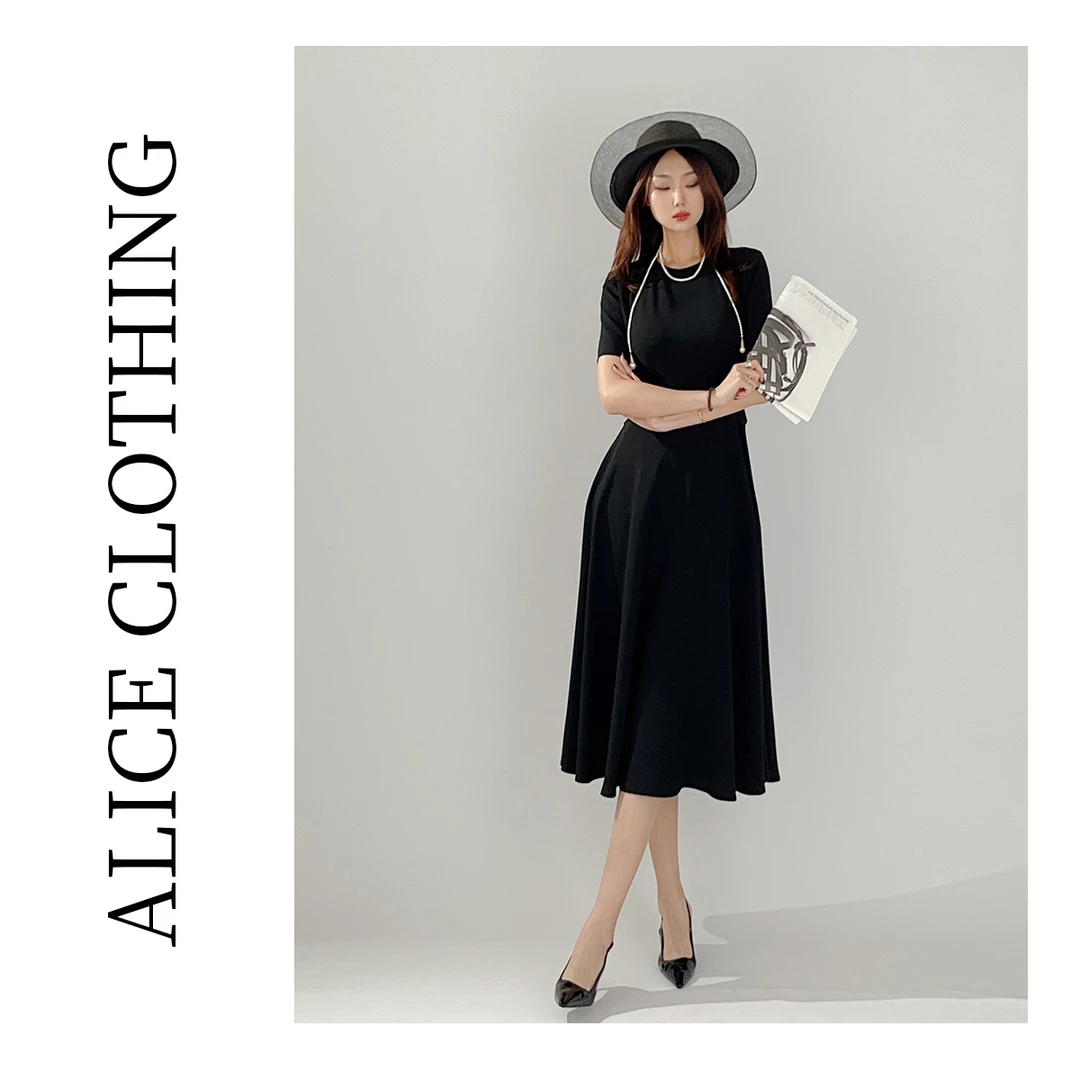 1ALICE时光流转连衣裙轻奢醋酸万年常青280047B