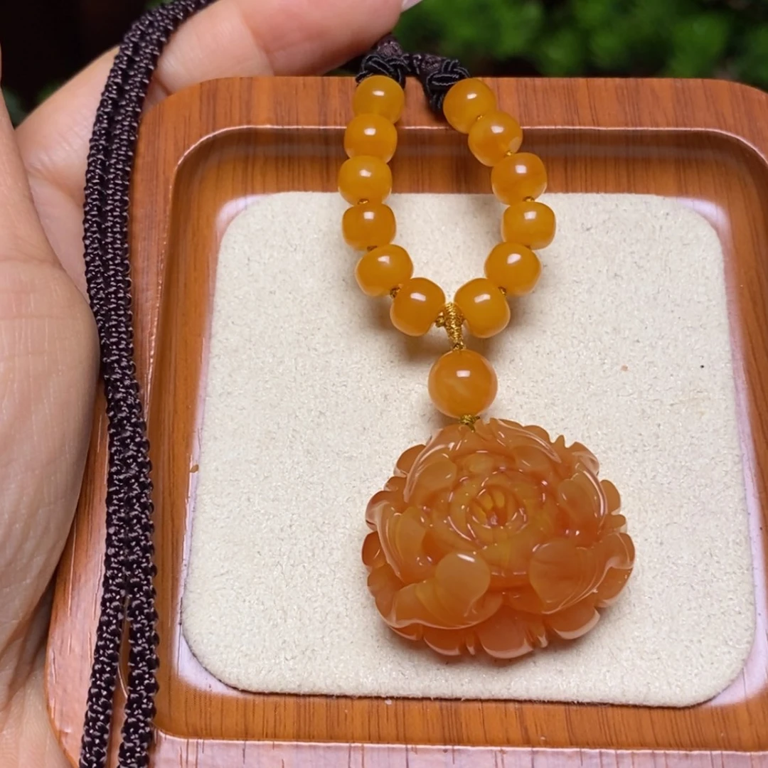 【闪购商品】蜜蜡颈饰未镶嵌项链
