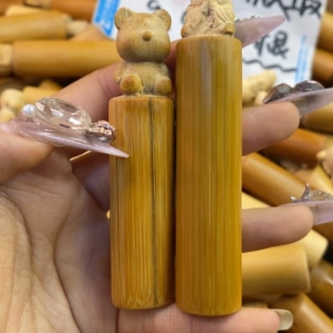 香榧木咖**蛋实心竹小立雕瑕疵福利哈哈哈