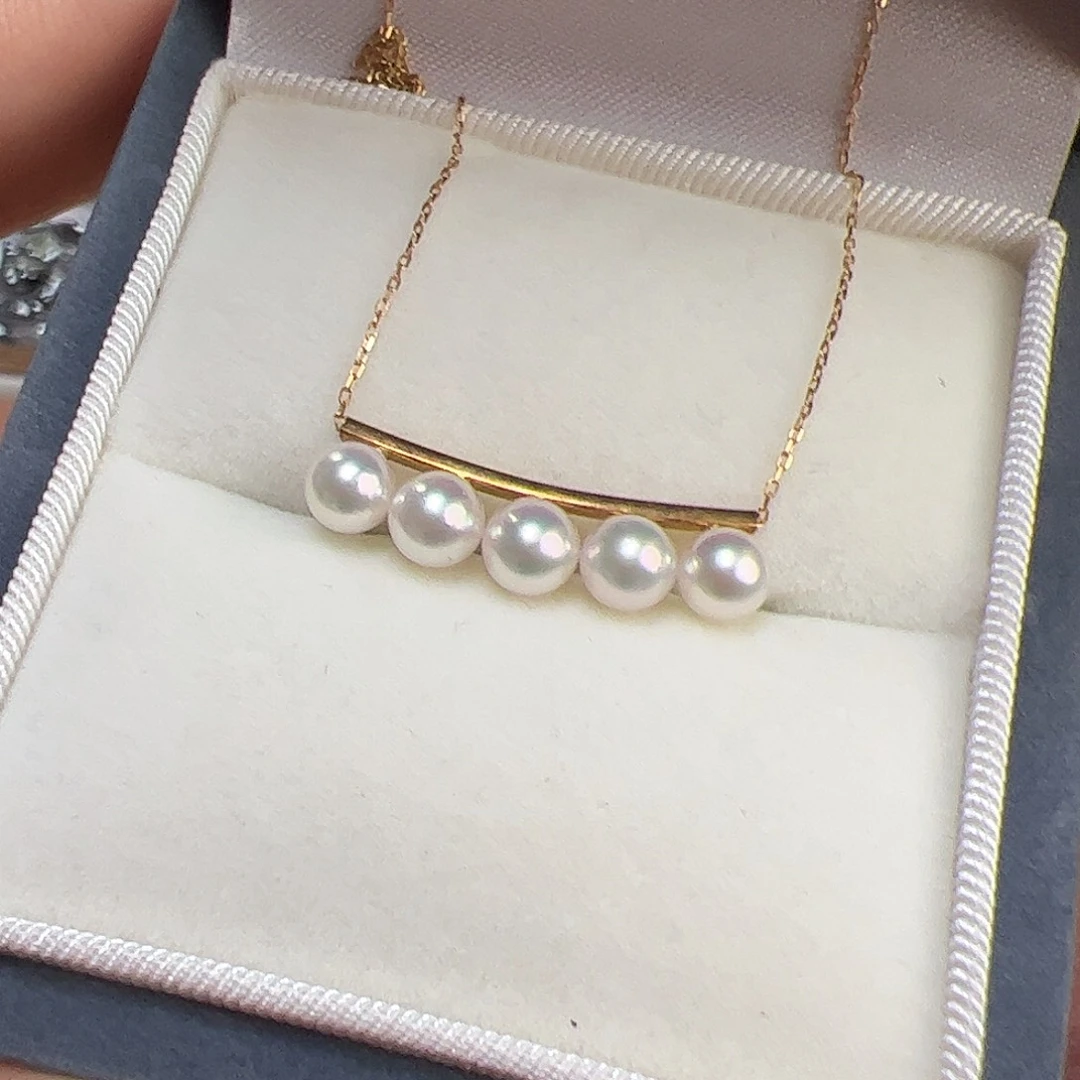 海水珍珠颈饰18K金镶嵌