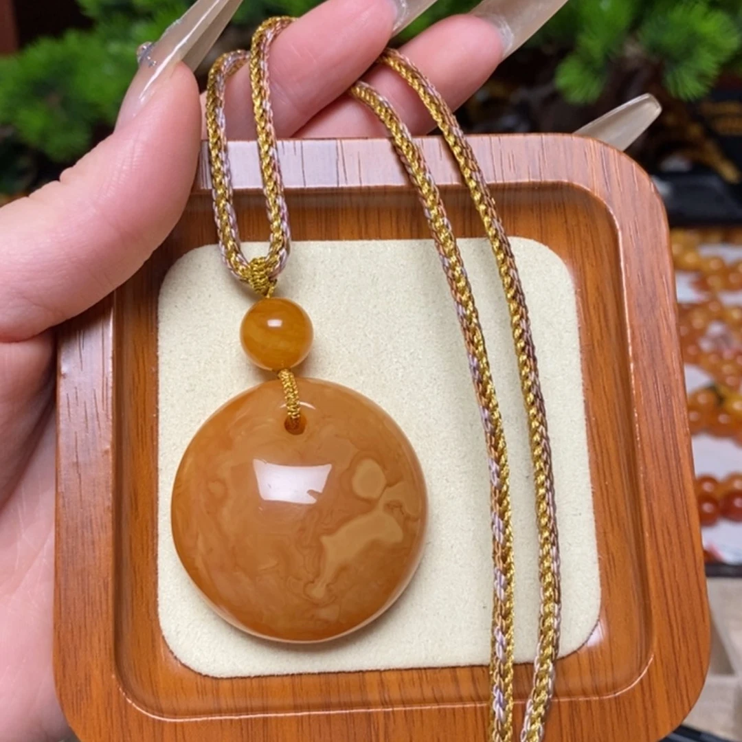 【闪购商品】蜜蜡颈饰未镶嵌项链