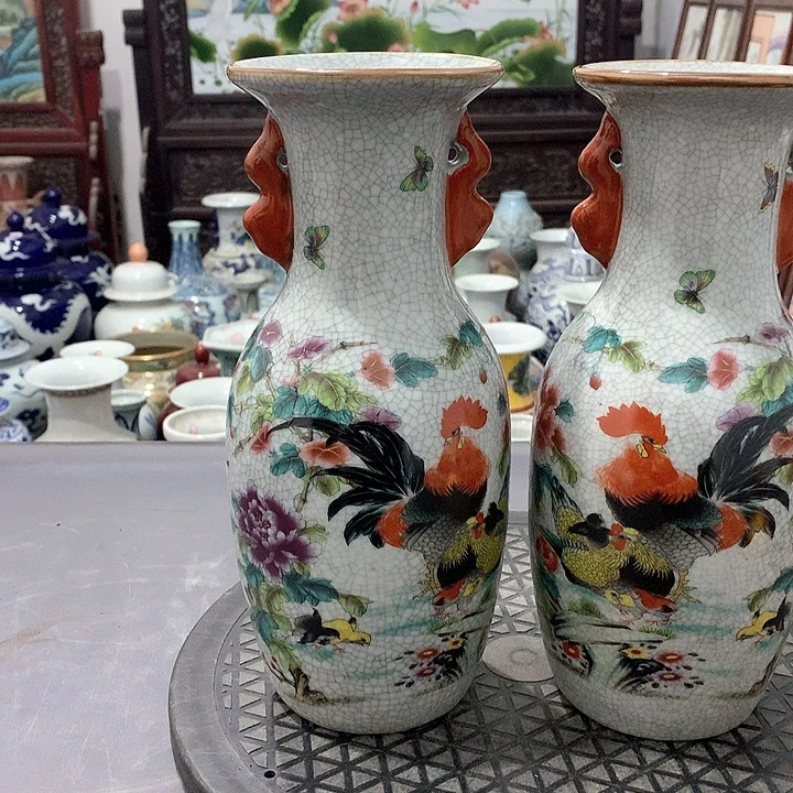 陶摆件博古架陶瓷摆件