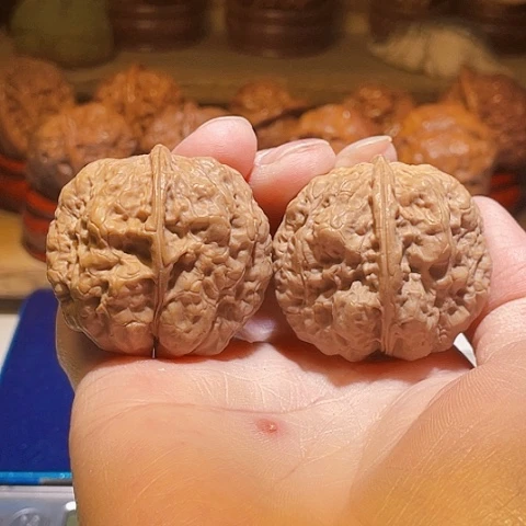 把件文玩核桃十八包带彩41