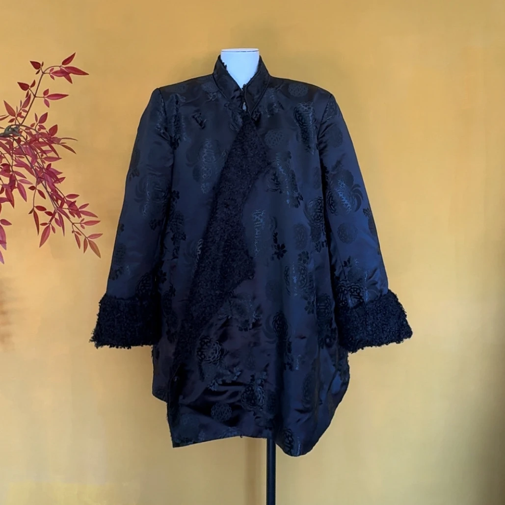 [青木阁]女士外套冬季款福利款民族风藏式风外套