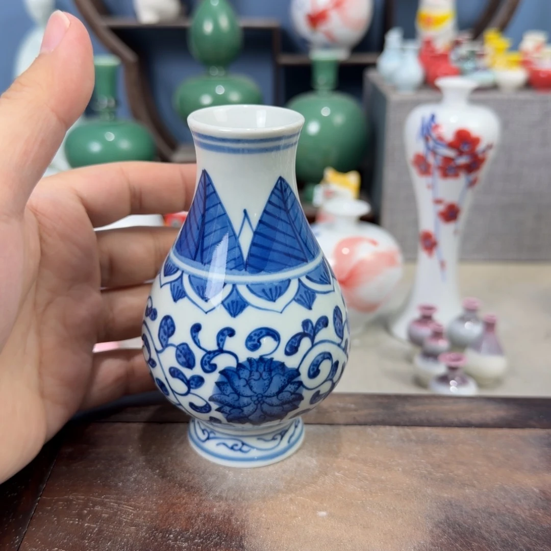 陶瓷手工小花器摆件