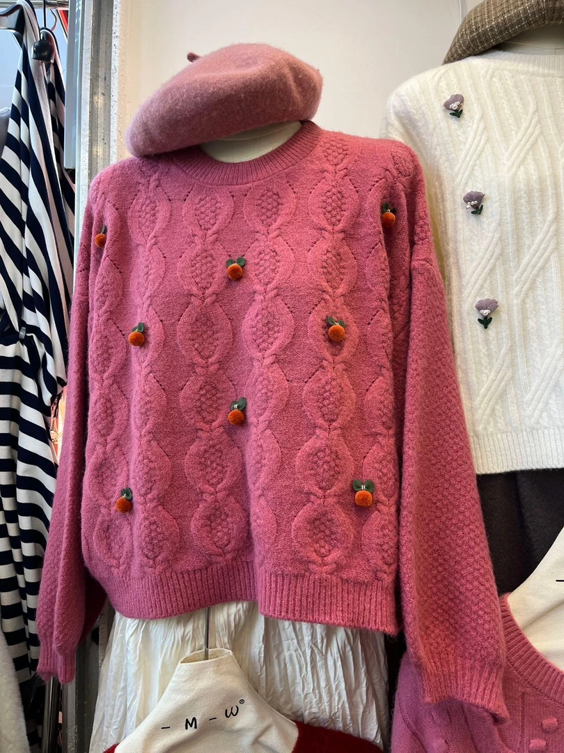 莎姐严选韩系秋冬毛衣0273